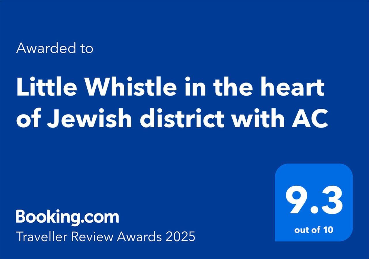 Little Whistle In The Heart Of Jewish District With Ac Appartement Boedapest Buitenkant foto